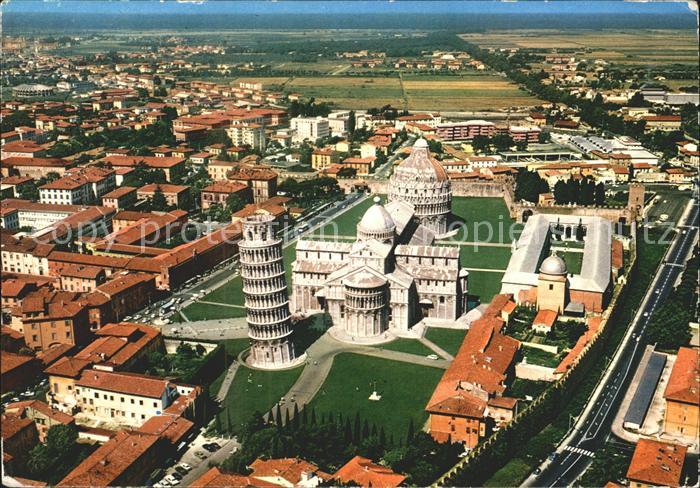 Pisa Schiefer Turm Dom Fliegeraufnahme