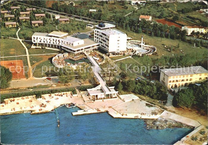 Porec Plava Laguna Fliegeraufnahme