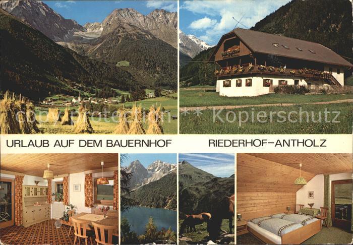 Antholz Mitterthal Riederhof Antholz Pension