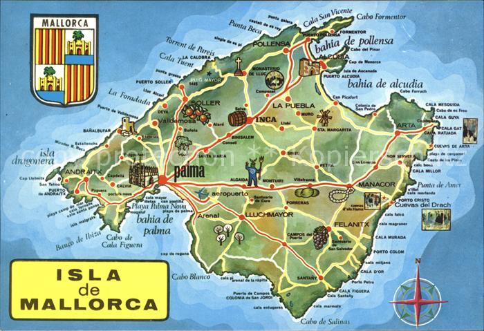 Mallorca Lageplan