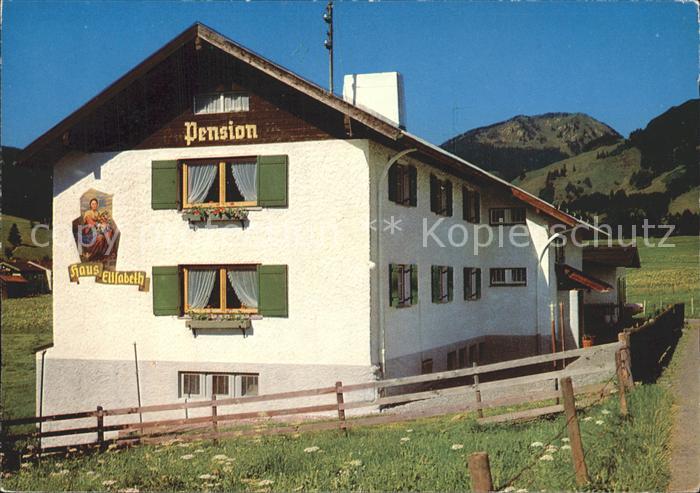 Fischen Allgaeu Berg Pension Erholungsheim Haus Elisabeth