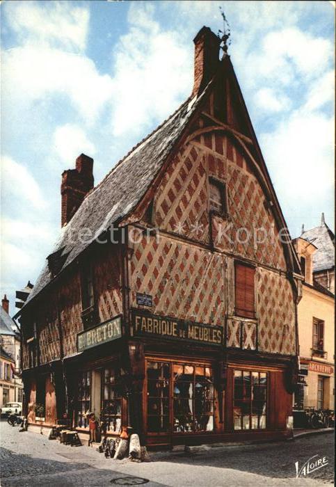 Saint-Aignan Loir-et-Cher altes Fachwerkhaus