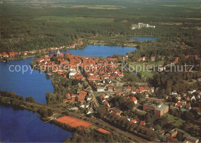 Moelln Lauenburg Fliegeraufnahme Eulenspiegelstadt