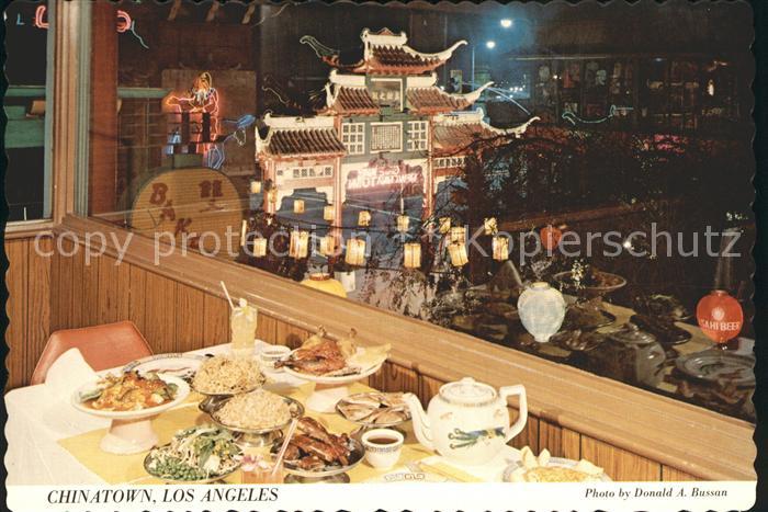 Los Angeles California Chinatown Restaurant