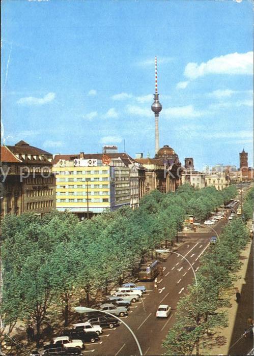 BERLIN  CITY Unter den Linden mit Fernsehturm