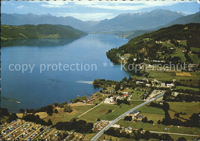 Doebriach Millstaettersee Fliegeraufnahme