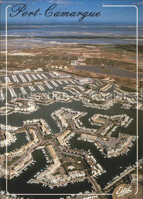 Port Camargue Fliegeraufnahme Bootshafen