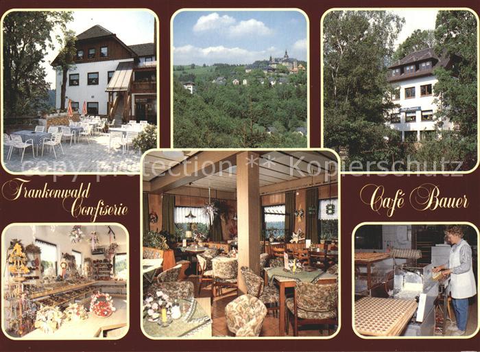 Lauenstein Oberfranken Frankenwald Confiserie Cafe Bauer