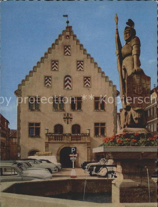 Bad Mergentheim Milchlingsbrunnen Rathaus