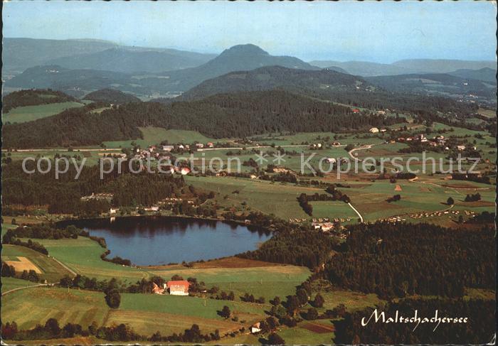 Maltschachersee Fliegeraufnahme
