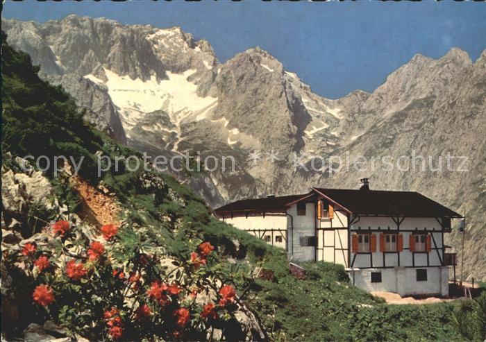 Hoellental Wetterstein Knappenhaeuser Zugspitze Hoellentalferner Riffelscharte