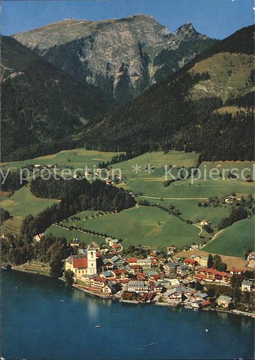 St Wolfgang Wolfgangsee Fliegeraufnahme