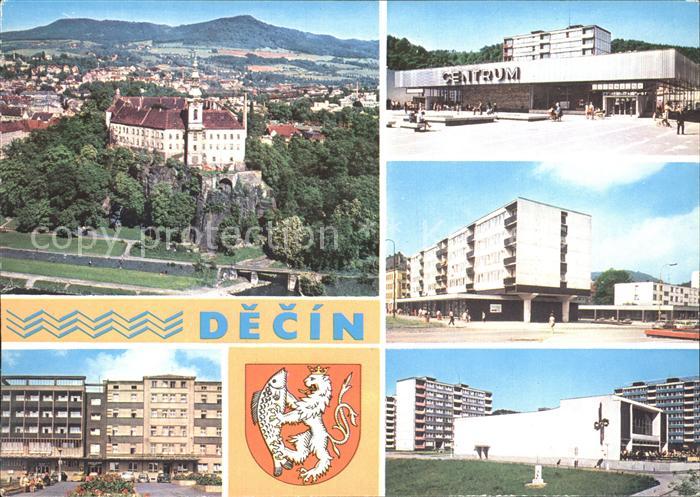 Decin Boehmen Zamek Obchodni stredisko Centrum Kino Kotva