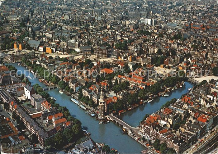 Amsterdam Niederlande Fliegeraufnahme Zentrum