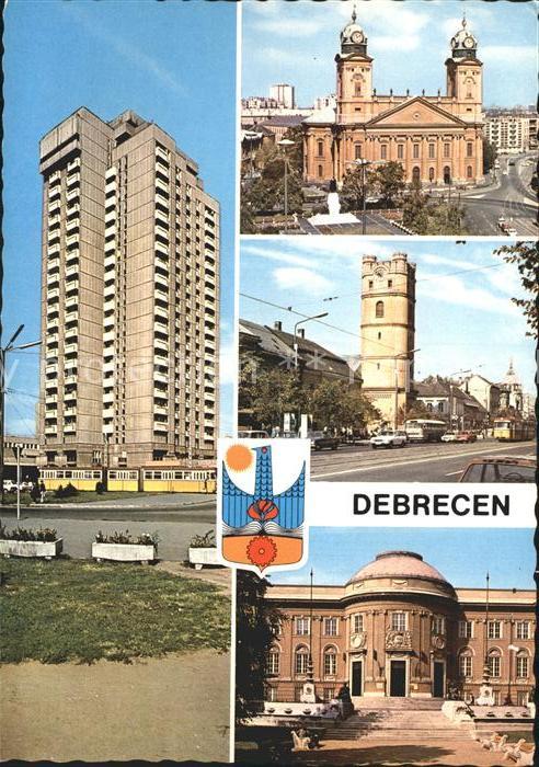 Debrecen Debrezin Hochhaus Turm Schloss