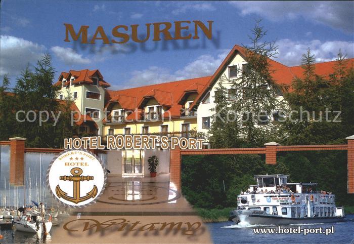 Mikolajki Ostpreussen Hotel Robert Port Faehre