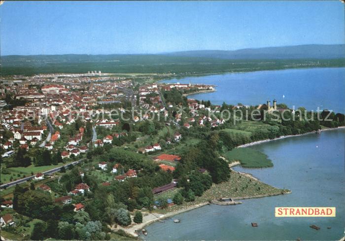 Friedrichshafen Bodensee Fliegeraufnahme Strandbad