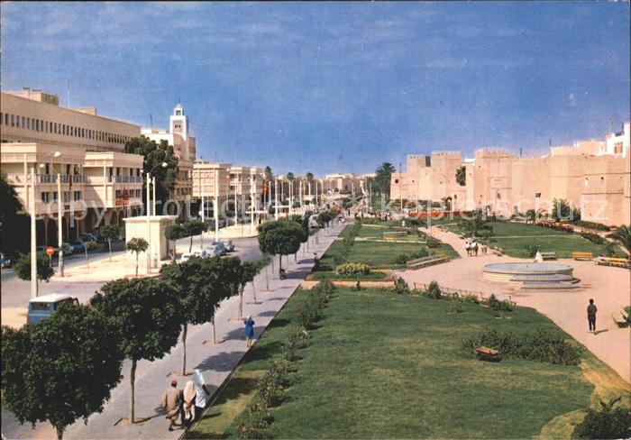 Sfax Tunesie Boulevard exterieur