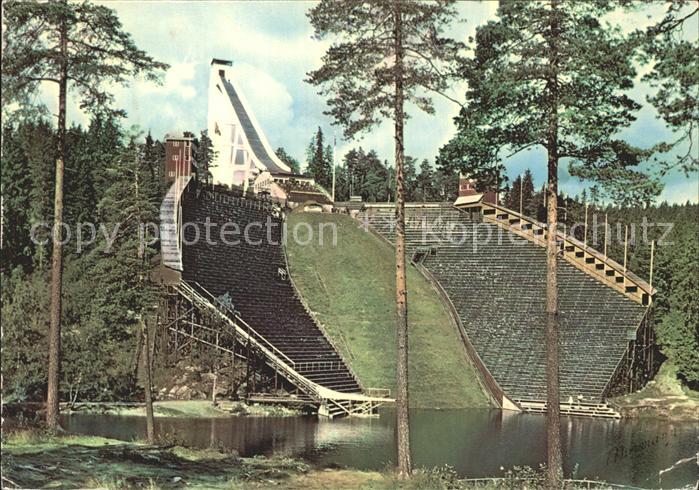 Oslo Norwegen Famous Holmenkollen Ski-jumping Hill