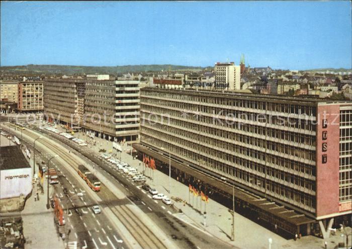 Karl-Marx-Stadt CHEMNITZ Strasse Nationen Post