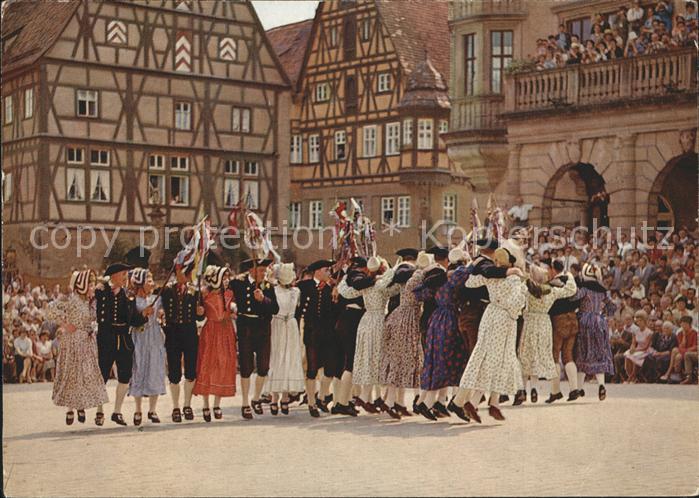 Rothenburg Tauber Historischer Schaefertanz