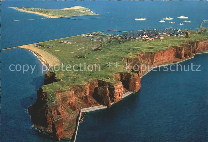 HELGOLAND Insel Schleswig-Holstein Fliegeraufnahme