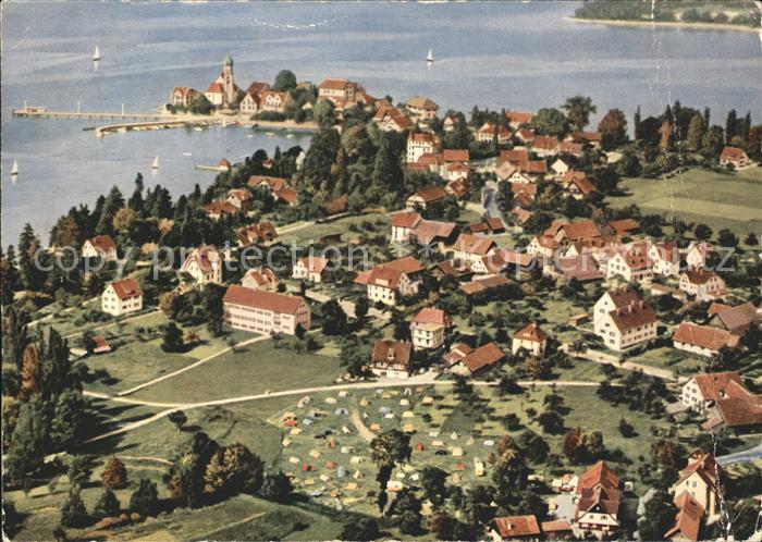 Wasserburg Bodensee Fliegeraufnahme