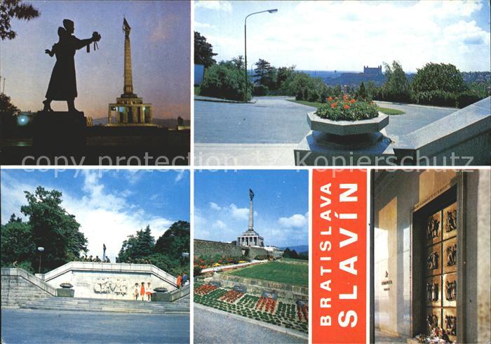 Bratislava Pressburg Pozsony Pamaetnik Osloboditel'om Statue Denkmal