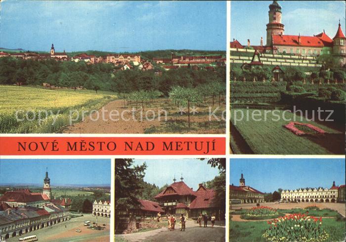 Nove Mesto nad Metuji Celkovy pohled Zamek Namesti Chata Peklo