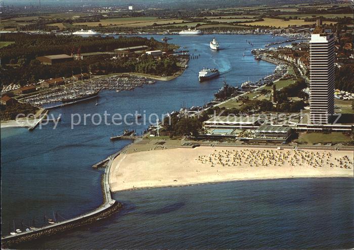 Travemuende Ostseebad Fliegeraufnahme