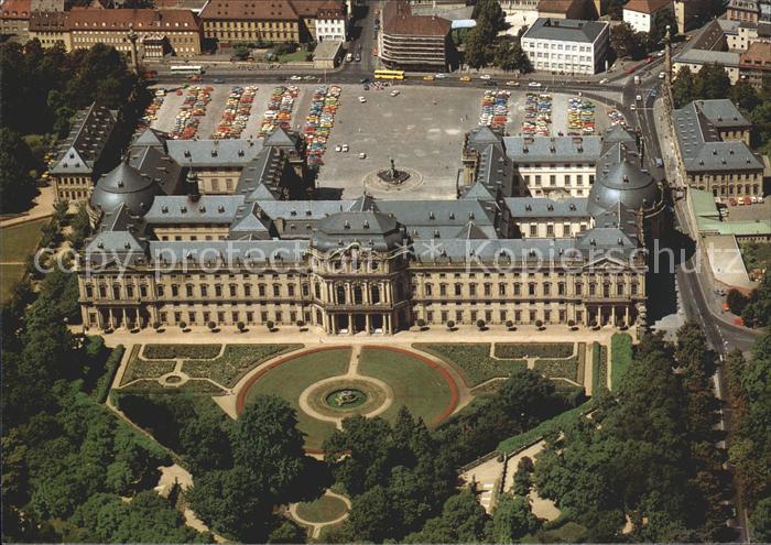 WueRZBURG Bayern Residenz Fliegeraufnahme