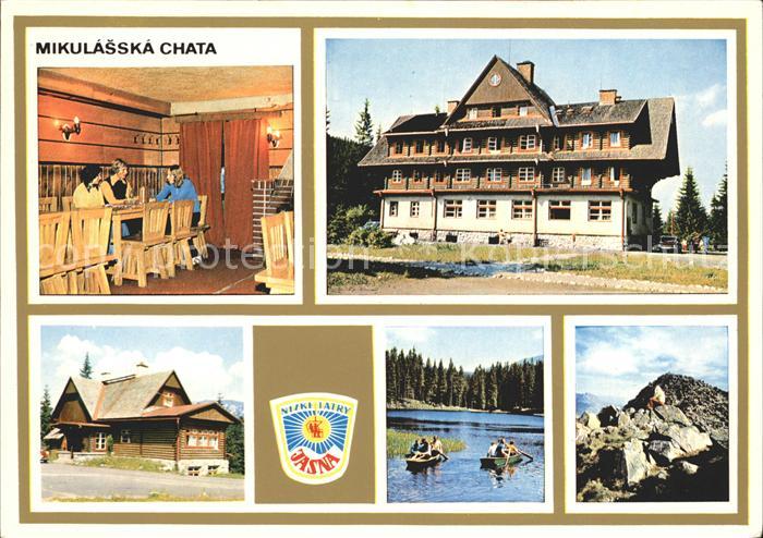 Nizke Tatry Berghotel Mikulasska chata Weinstube Bergsee Vrbicke pleso Chopok Ni
