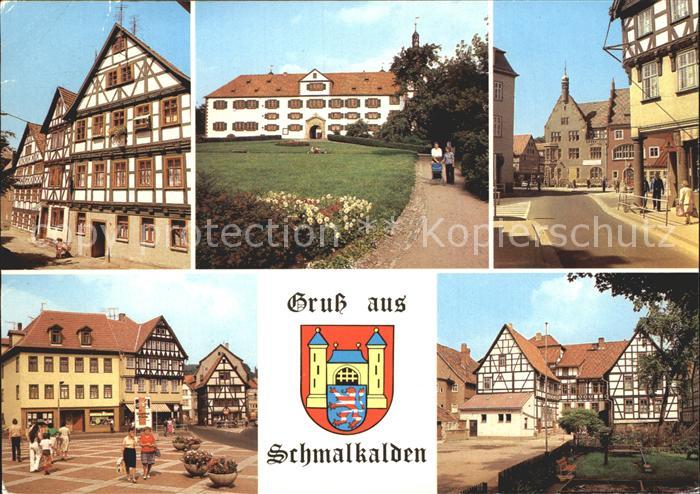 Schmalkalden Thueringen Kirchhof Schloss Wilhelmsburg Mohrengasse Altmarkt Hesse