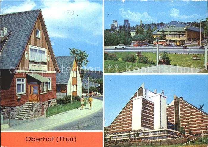 Oberhof Thueringen Jugendherberge Platz des Friedens Interhotel Panorama
