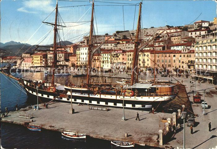 Portoferraio Toscana Schulschiff Palinuro Segelschiff