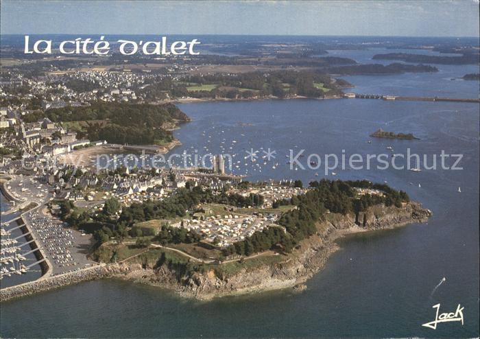 Saint-Servan Ille-et-Vilaine La Cite d Alet Muendung der Rance Solidor Turm Alet