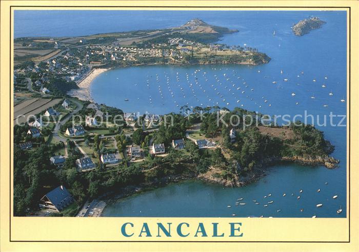 Cancale Port Pican Port Mer Pointe du Grouin vue aerienne