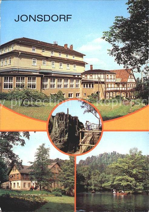 Jonsdorf FDGB Erholungsheim Grosse Orgel Gaststaette Gondelfahrt Nonnenfelsen