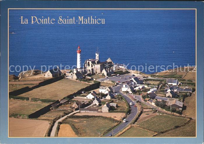 Plougonvelin La Pointe Saint Mathieu vue aerienne
