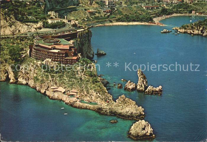 Taormina Sizilien Capo veduta aerea