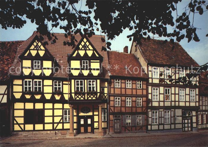 Quedlinburg Harz Klopstockhaus Fachwerkhaus