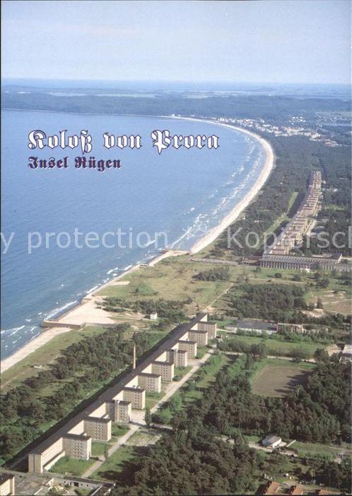 Insel Ruegen Koloss von Prora Fliegeraufnahme