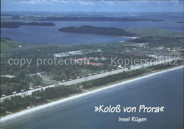 Insel Ruegen Koloss von Prora Fliegeraufnahme