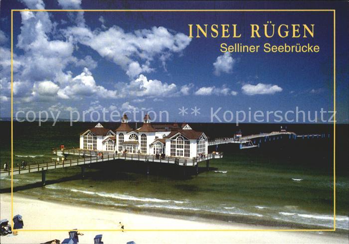 Sellin Ruegen Seebruecke Strand