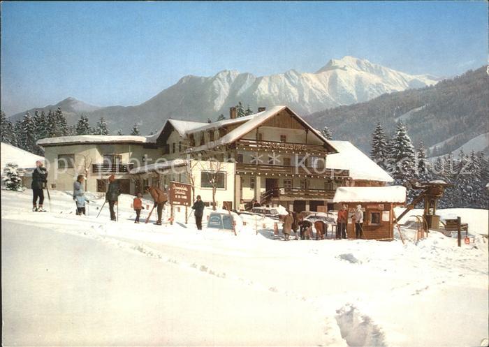 Schwende Riezlern Kleinwalsertal Gasthof Cafe Sonnenburg Wintersportplatz Nebelh