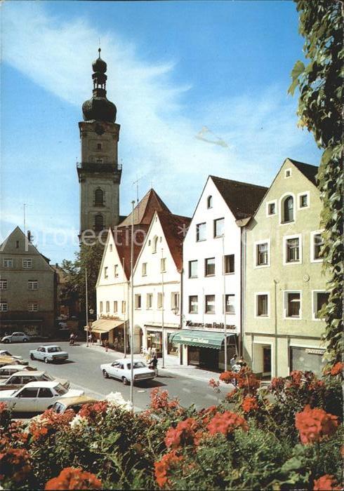 Weiden Oberpfalz Oberer Markt und St Michael Kirche