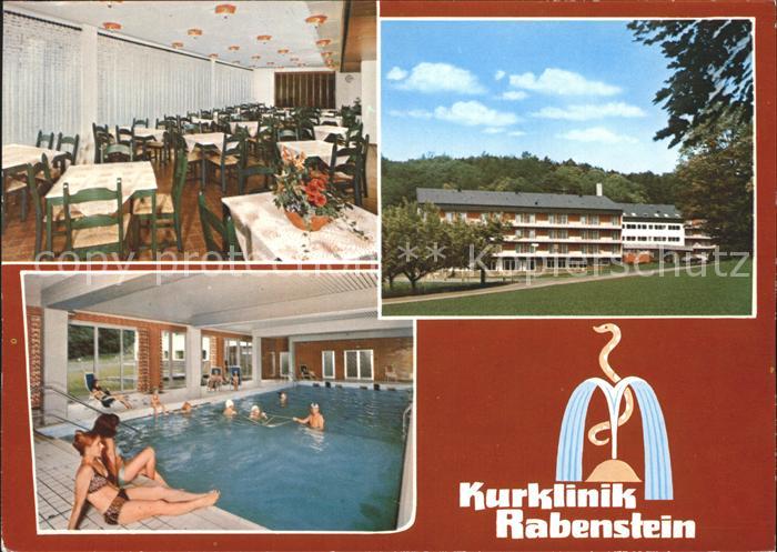 Bad Salzhausen Kurklinik Rabenstein Restaurant Hallenbad