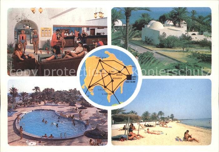 Djerba Hotel Sidi Slim Bar Swimming Pool Strand