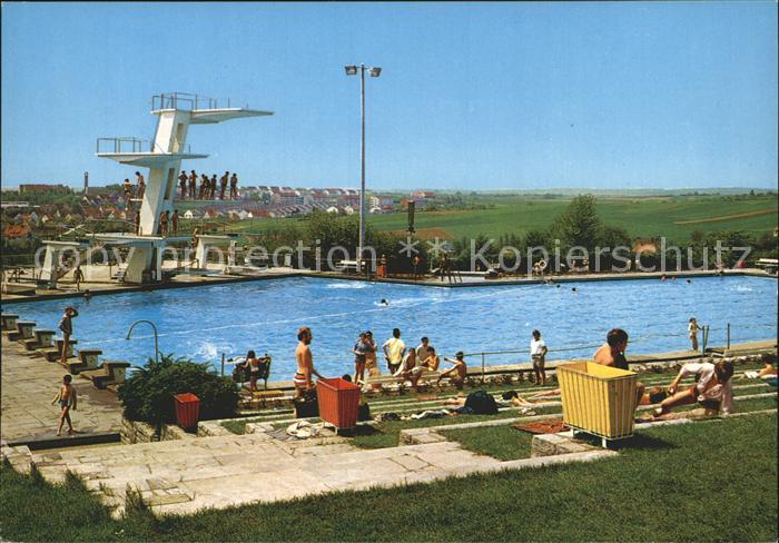 Schweinfurt Sommerbad Freibad Sprungturm
