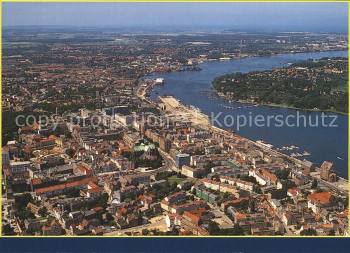 ROSTOCK  CITY Hansestadt an der Warnow Fliegeraufnahme